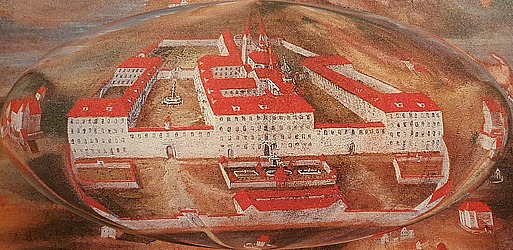 Kloster Muri historische Darstellungsausschnitt